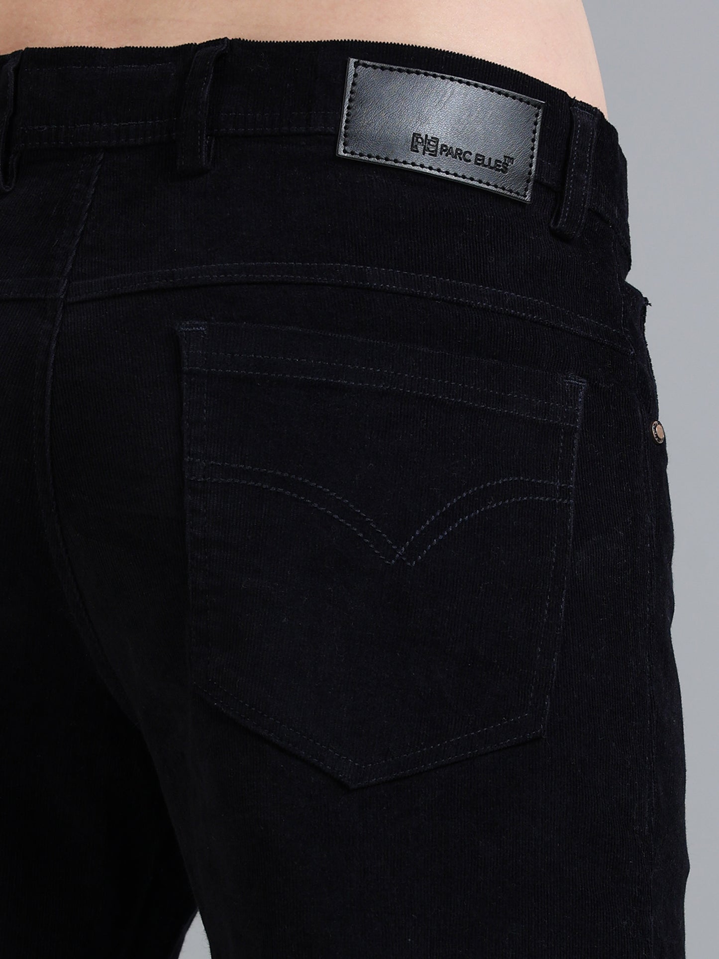 Black Corduroy Trousers for Mens