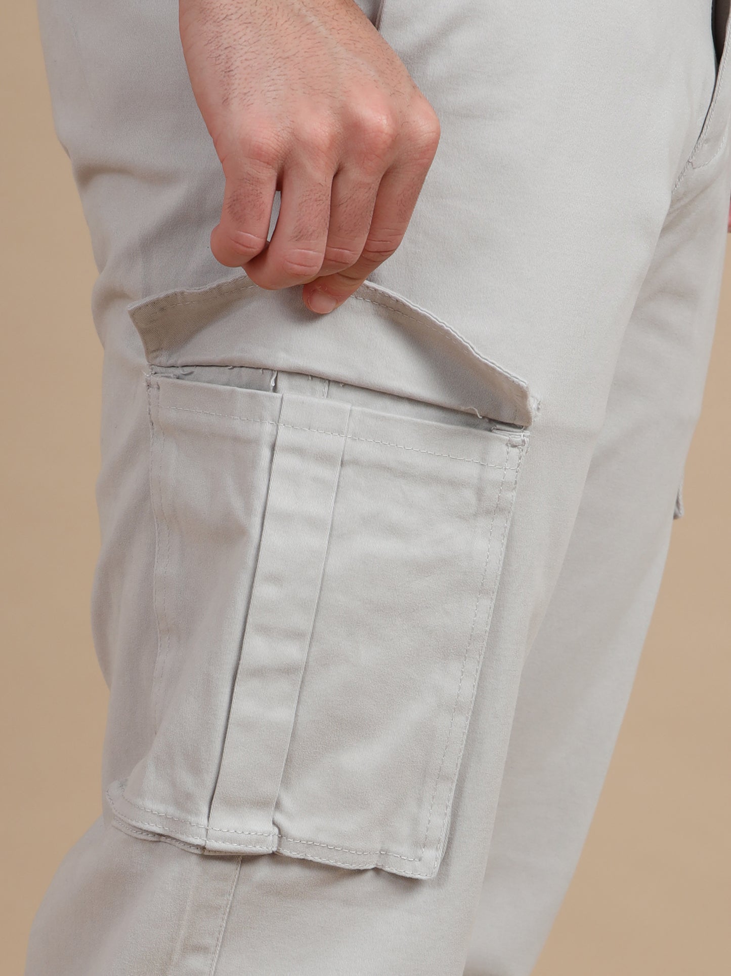  Cream Cargo Pants​ for Men