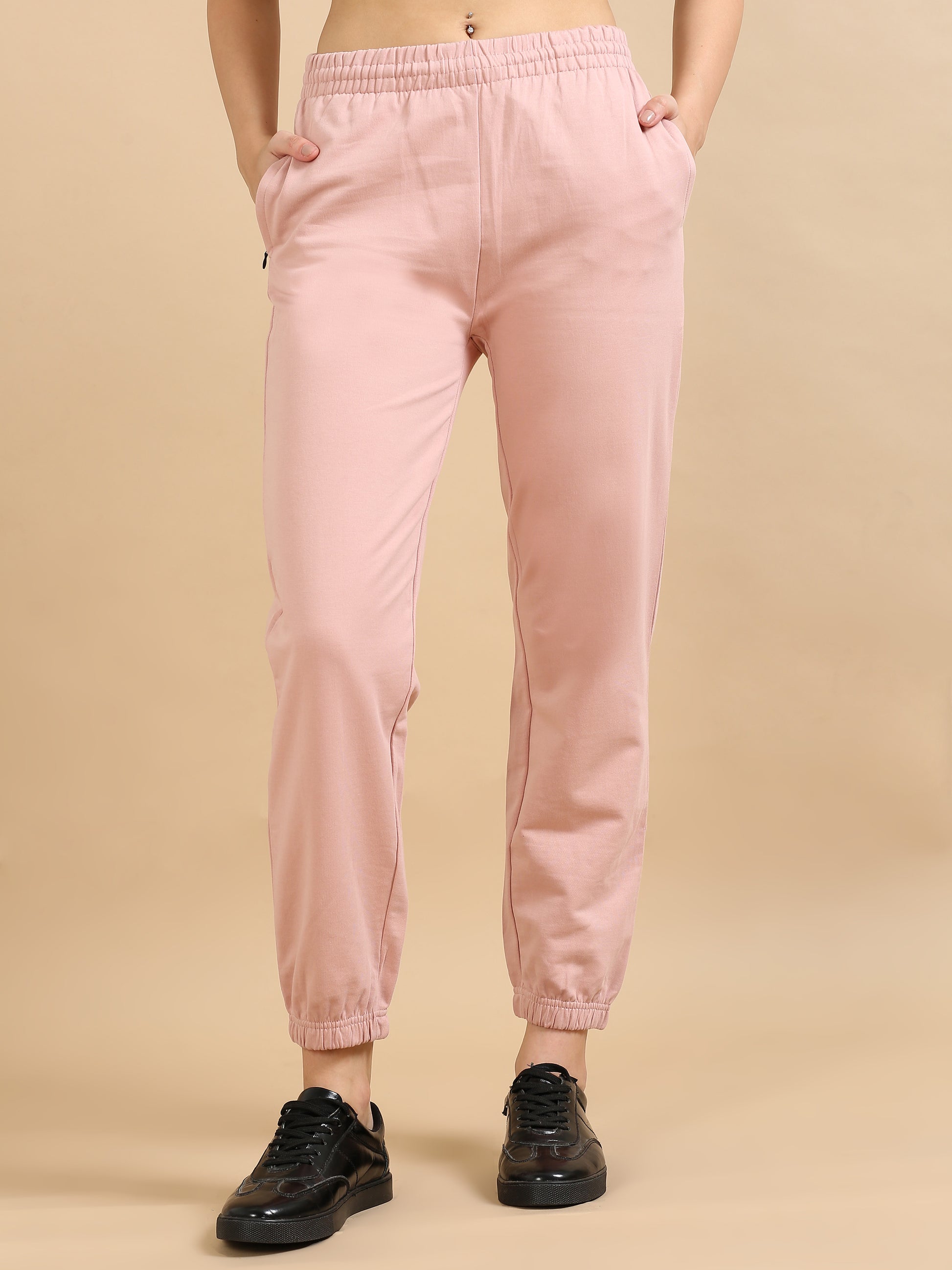 Light Pink Joggers Womens