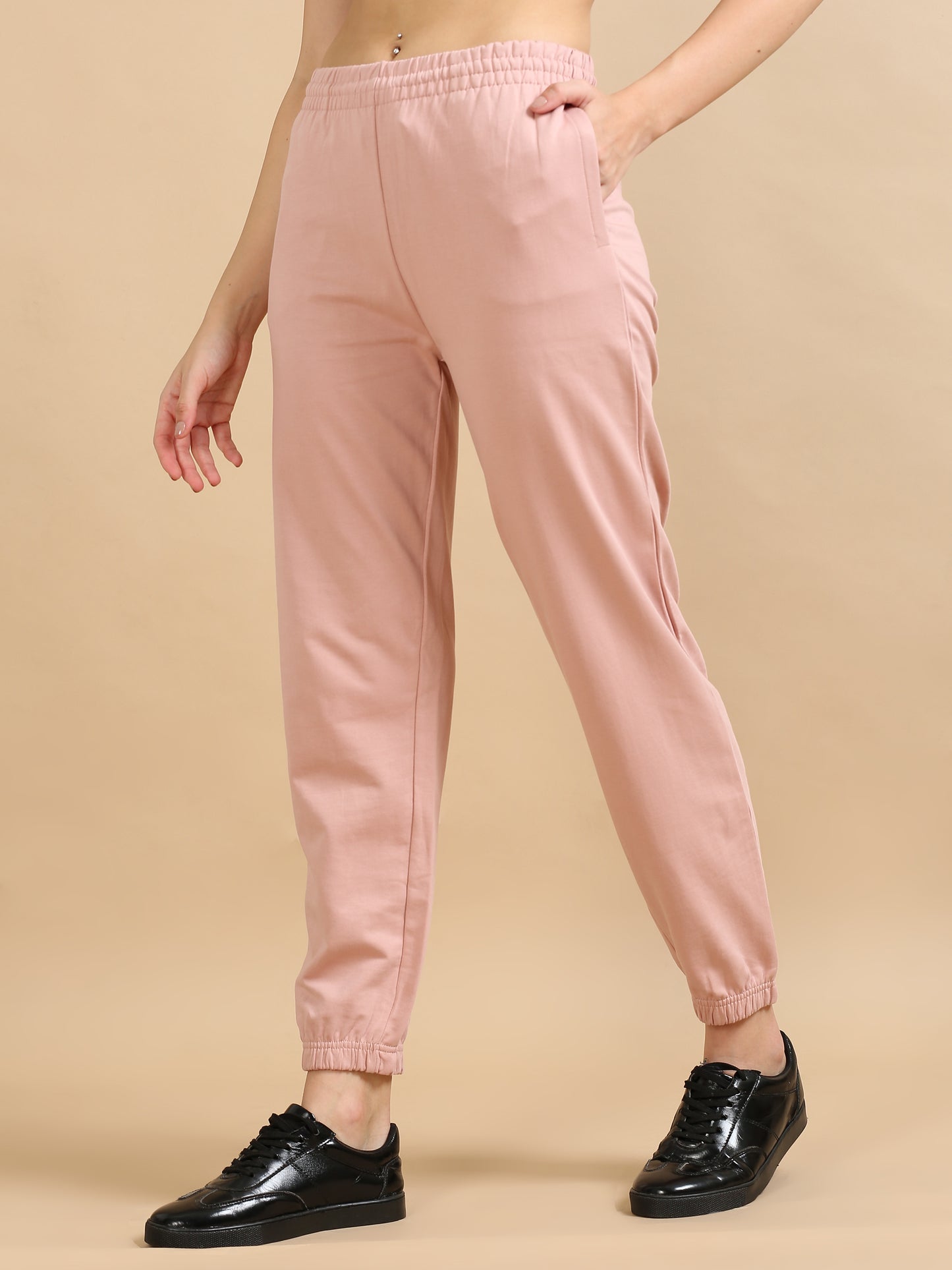 Light Pink Joggers Womens