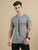 Line Printed T-Shirt - Grey