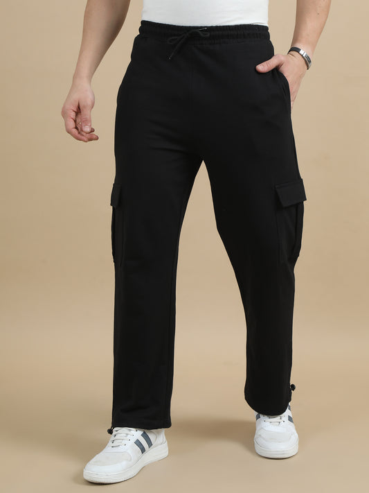 Black Cargo Pant For Men