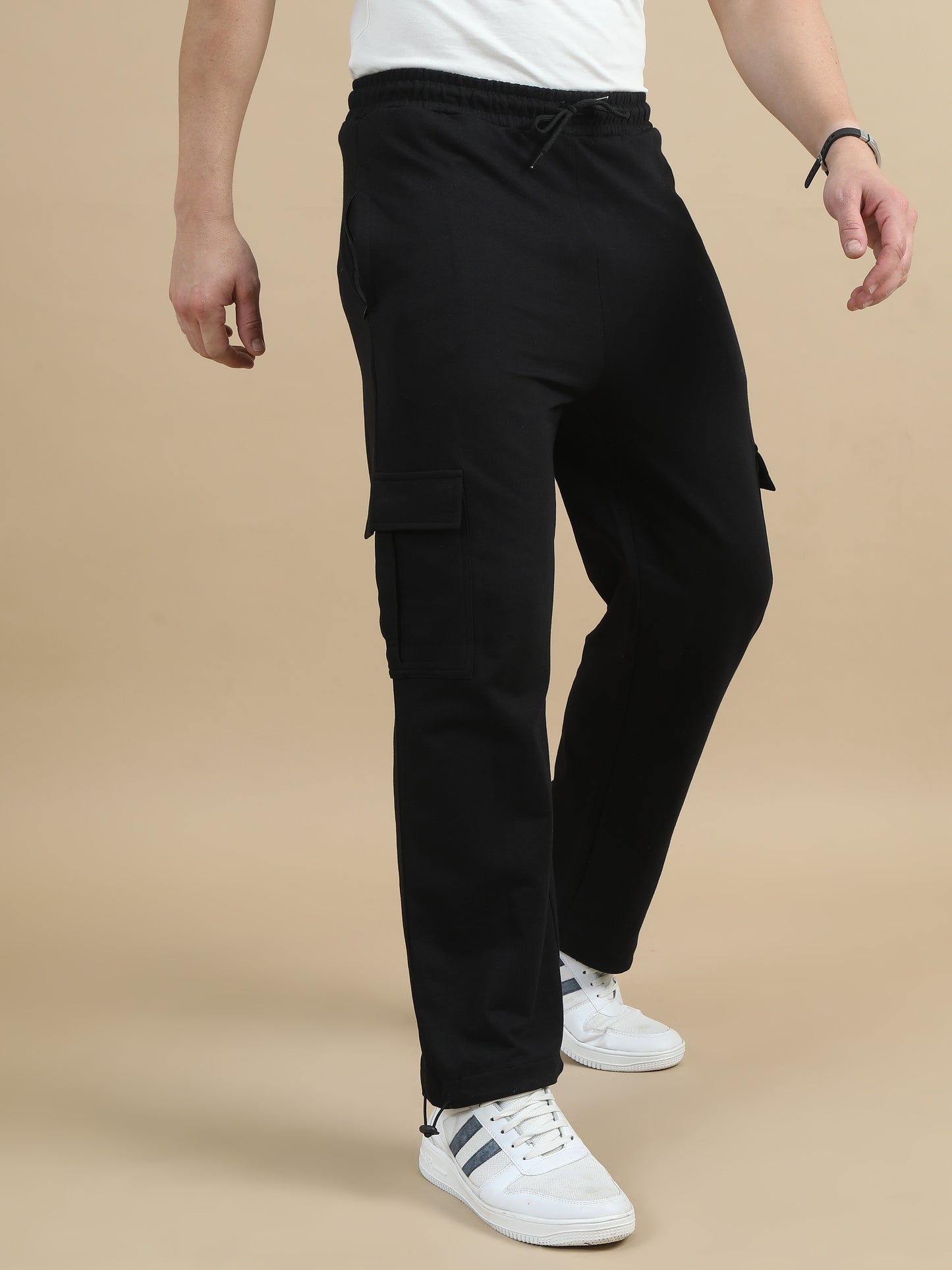 Black Cargo Pant For Men