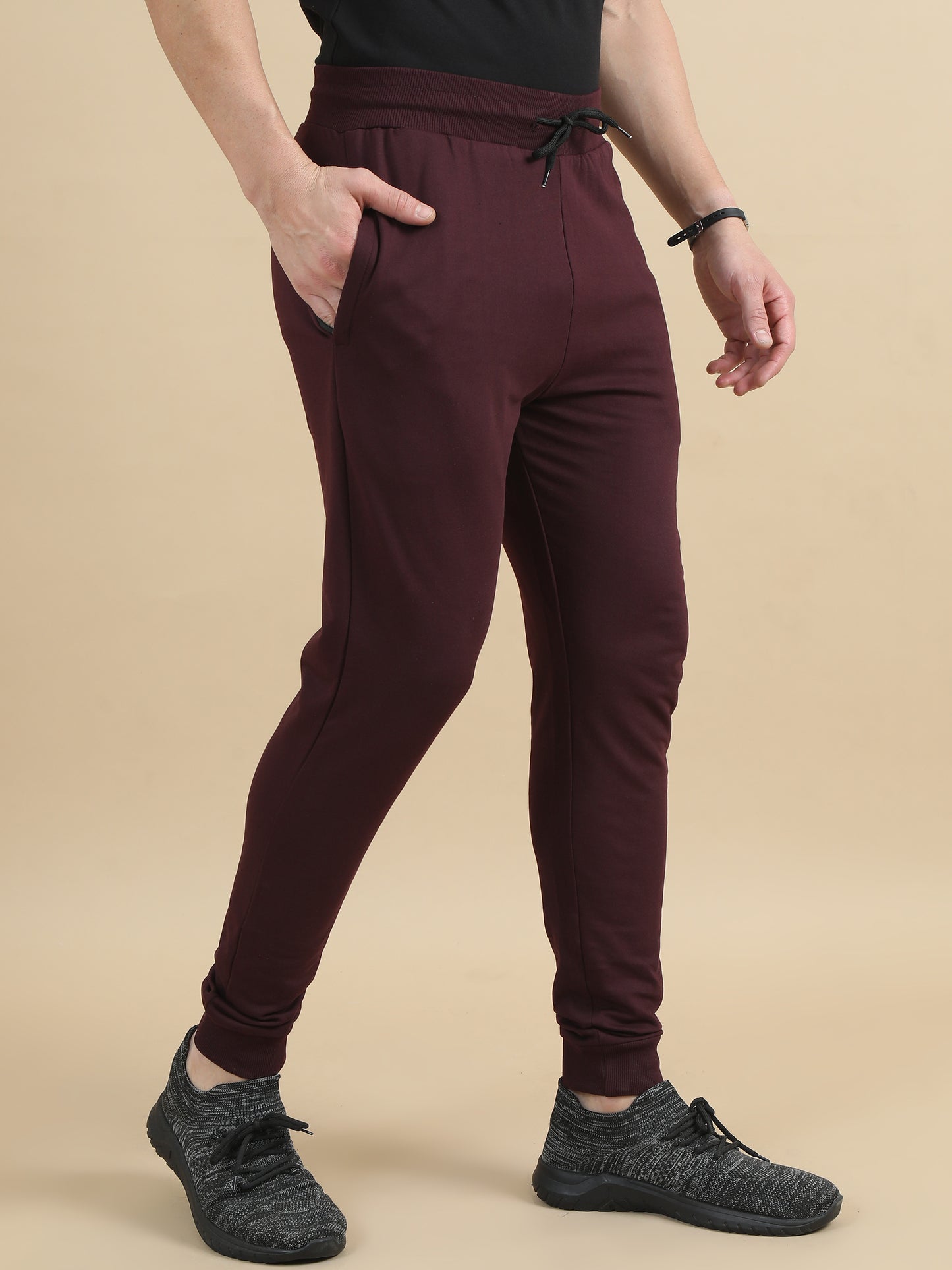 Mens Brown Joggers Pant