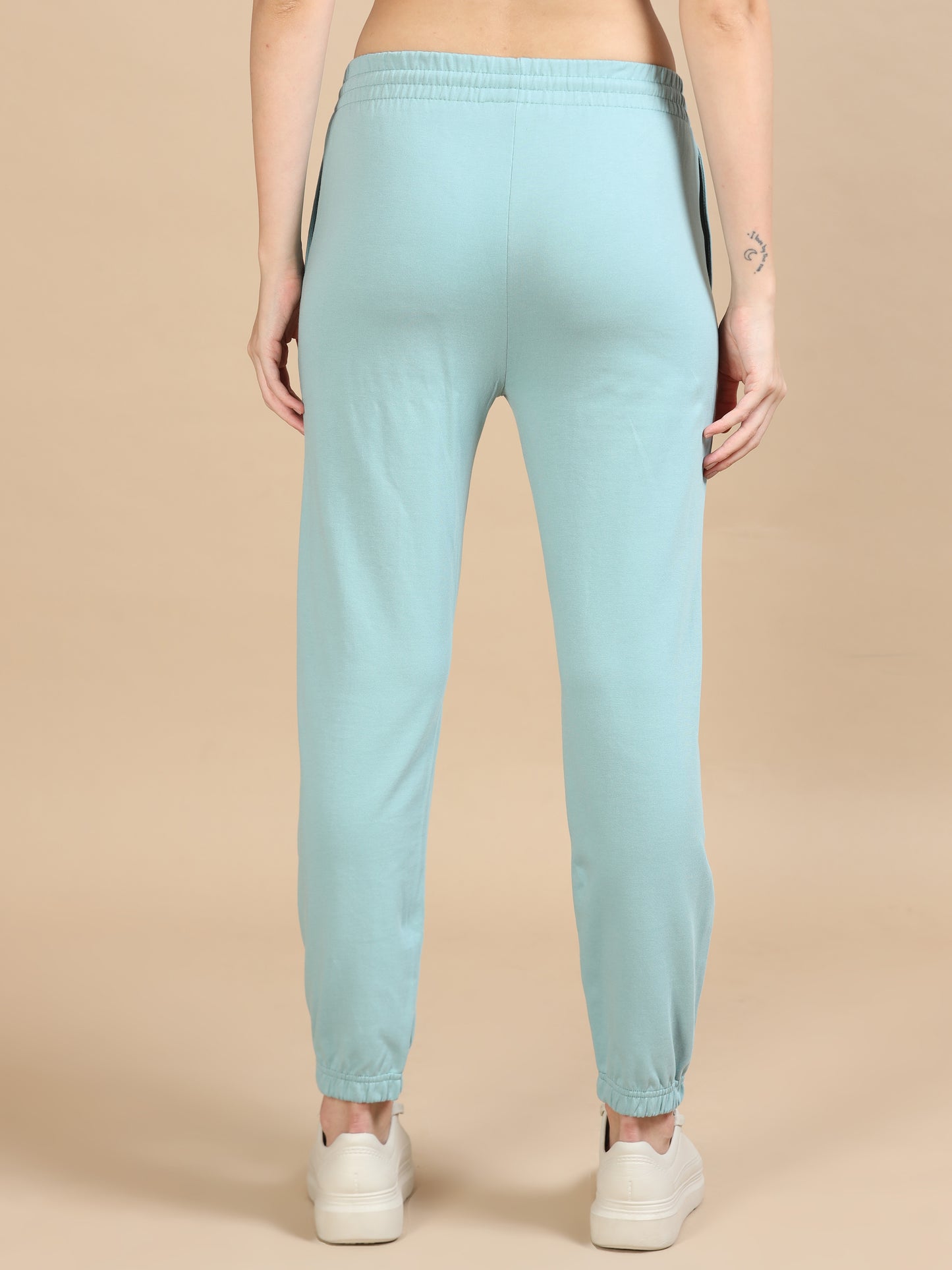 Slim Fit Light Blue Womens Joggers