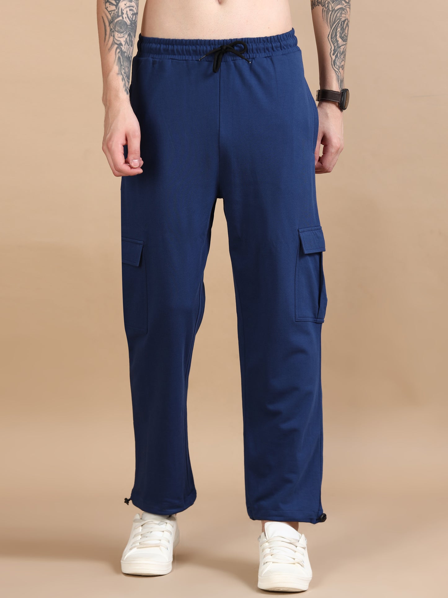 Navy Mens Cargo Pants 