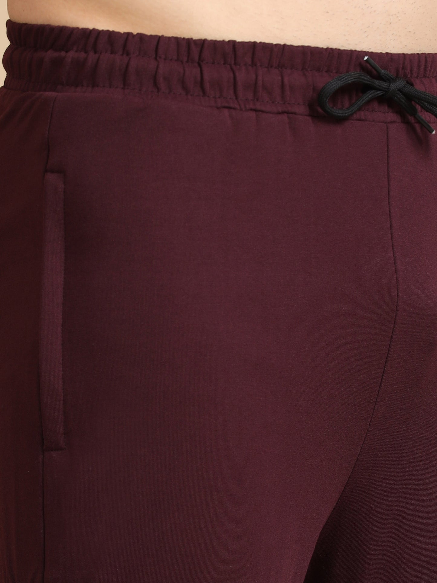 Maroon Men Cargo Pant