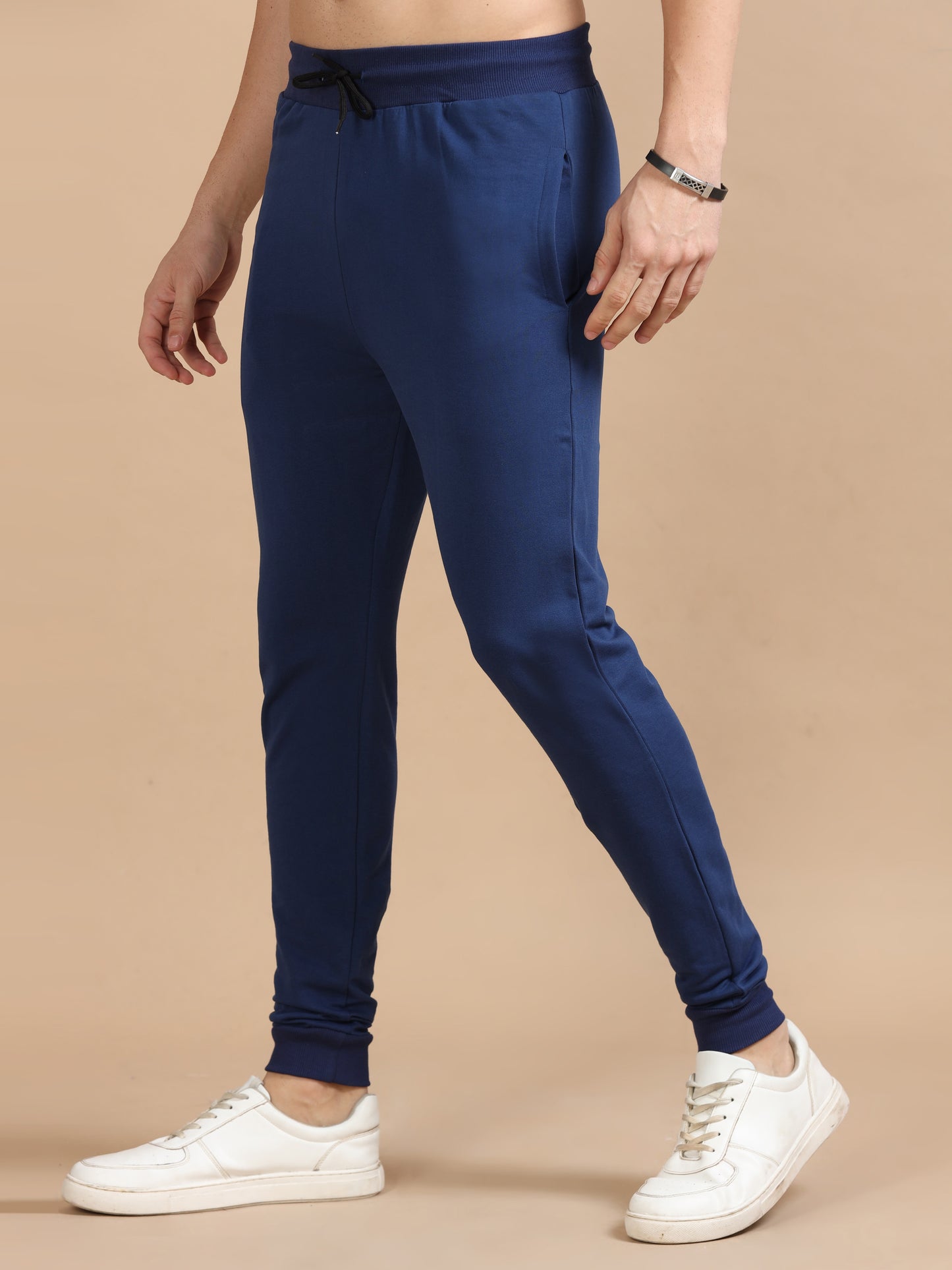 Mens Navy Blue Joggers Pant 