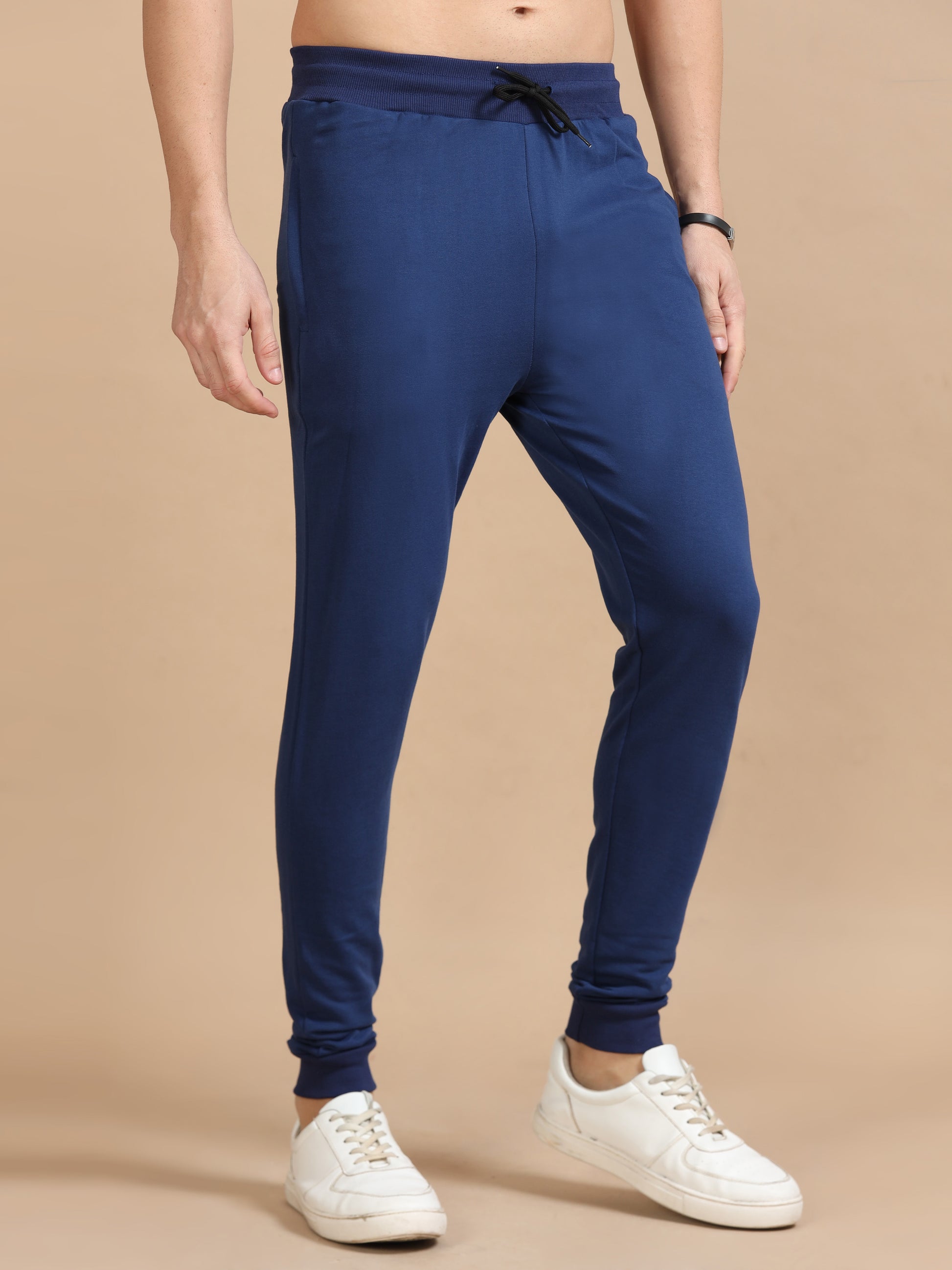 Mens Navy Blue Joggers Pant 