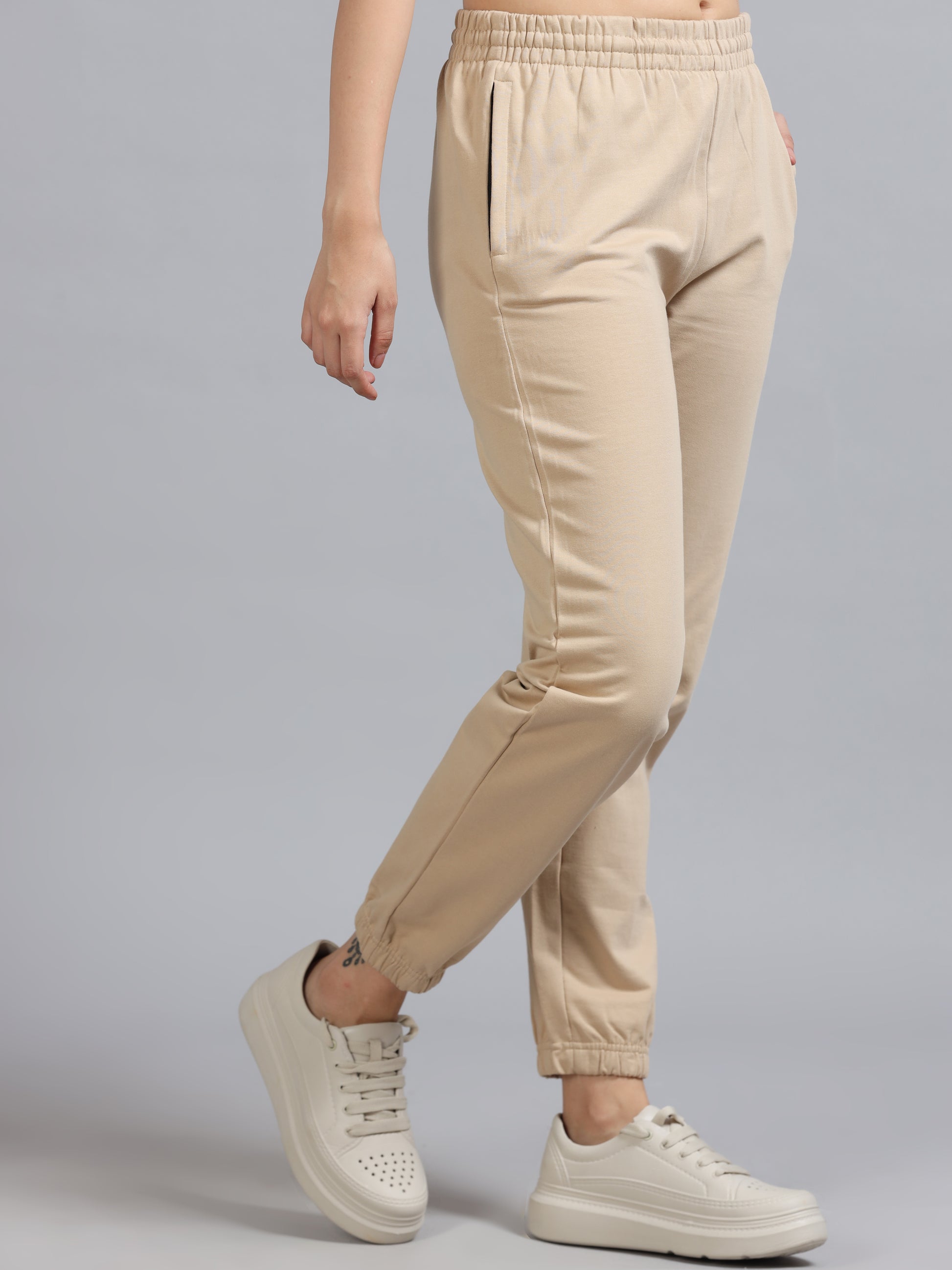 Beige Joggers for Women